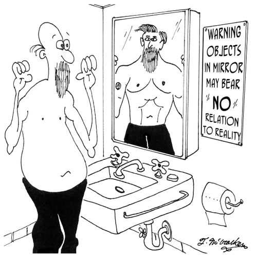 Warning. Objects in mirror my bear no relation to reality.