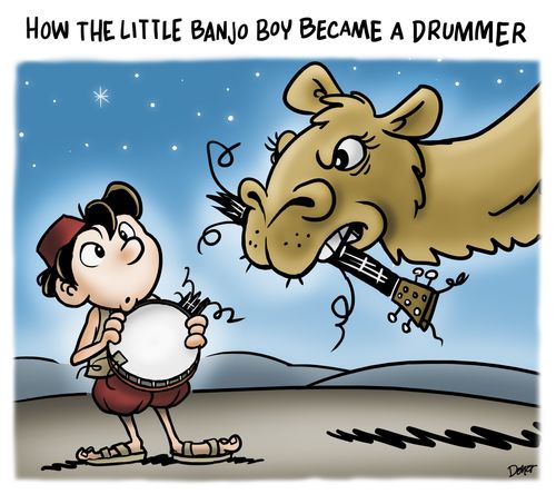 How the little banjo boy became a drummer