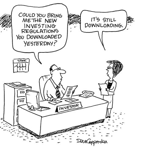 '...the new investing regulations...'