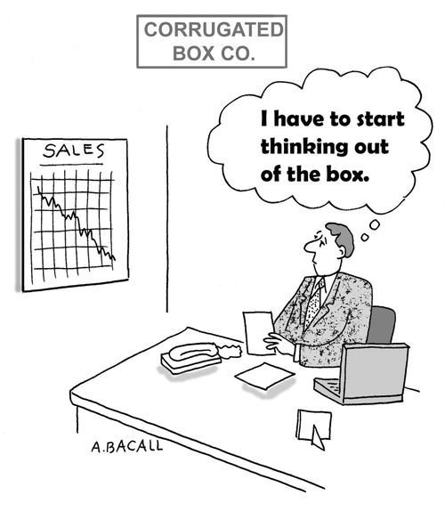 "I have to start thinking out of the box."