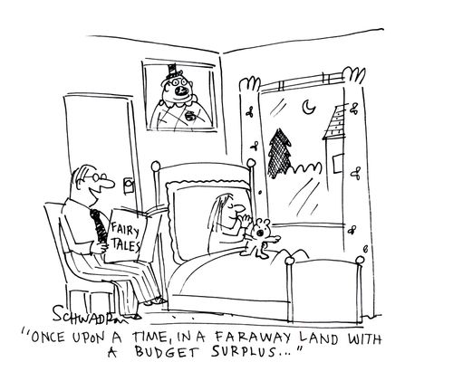 'Once upon a time, in a faraway land with a budget surplus...'