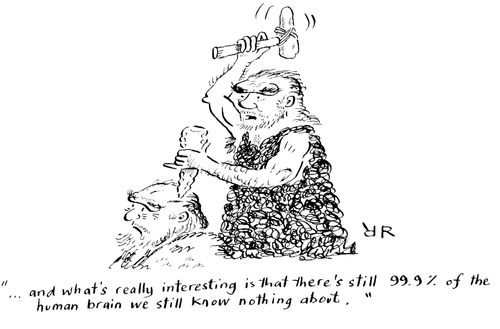 '...and what's really interesting is that there's still 99.9% of the human brain we still know nothing about.'