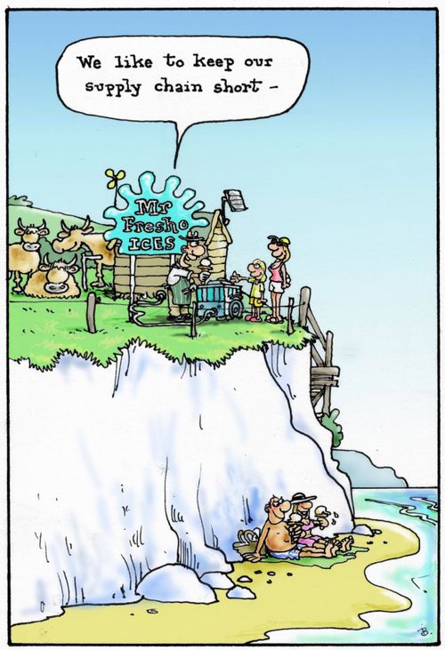 'We like to keep our supply chain short.'
