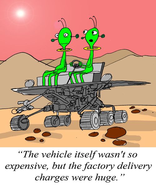 'The vehichle itself wasn't so expensive, but the factory delivery charges were huge.'