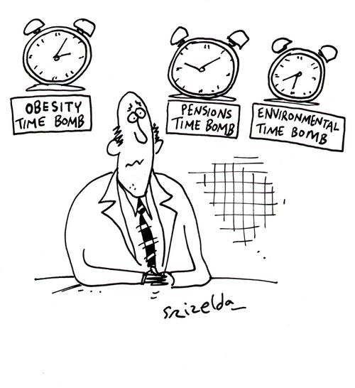 Time Bombs: Obesity, Pensions, and Environment.