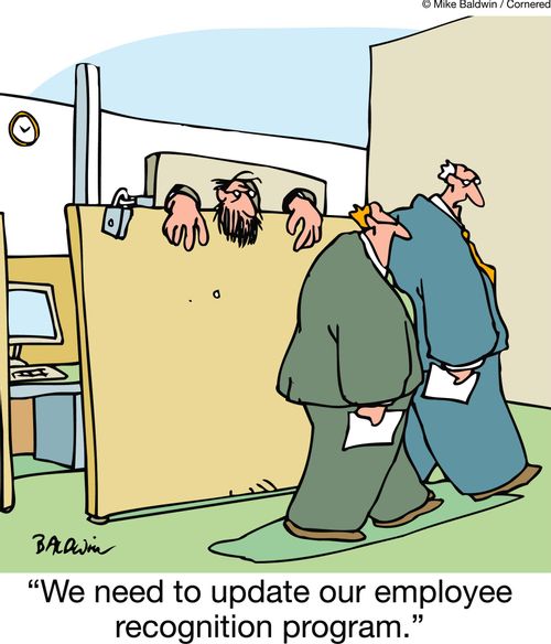 'We need to update our employee recognition program.'