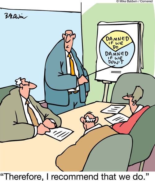 'Therefore, I recommend that we do.'