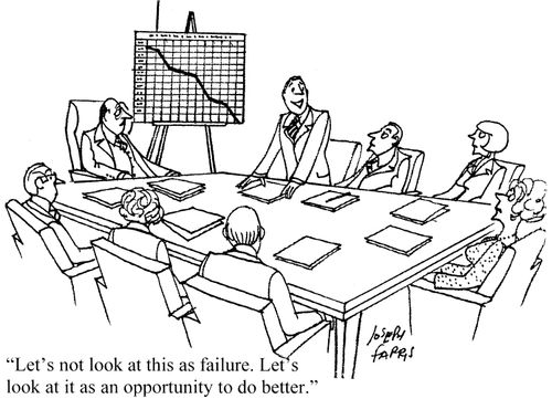 'Let's not look at it as failure. lets look at it as a chance to do better.'