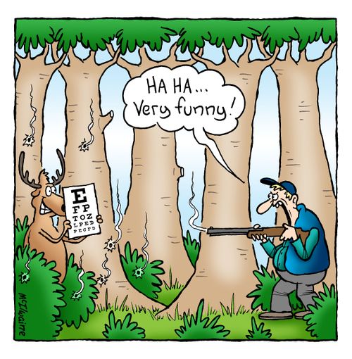 'Ha ha... Very funny!'