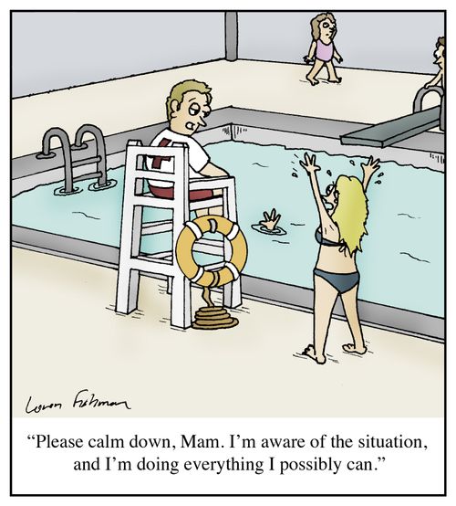 'Please calm down, Mam. I'm aware of the situation, and I'm doing everything I possibly can.'