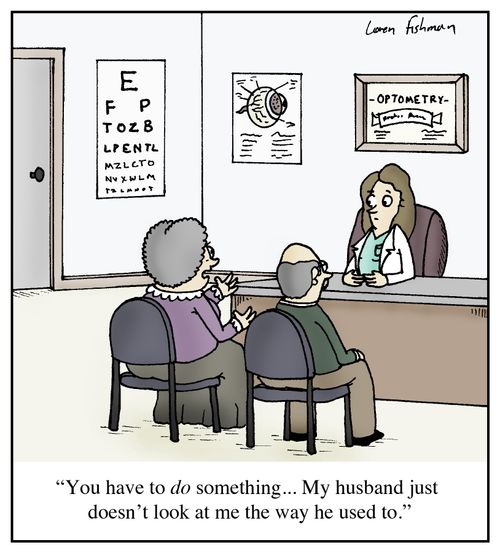 'You have to do something...My husband just doesn't look at me the way he used to.'
