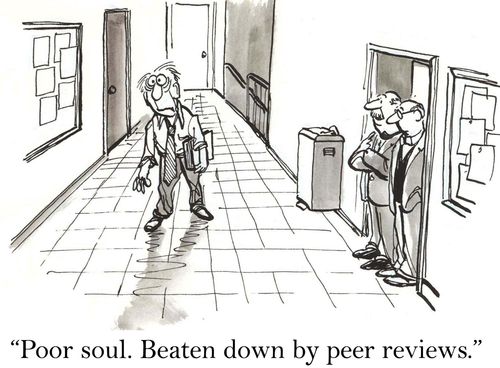 'Poor soul. Beaten down by peer reviews.'