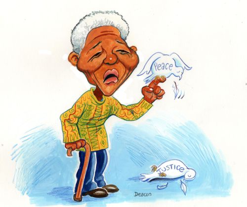 Nelson Mandela in despair over the crime rates in SA.