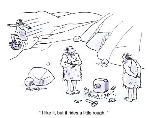 'I like it, but it rides a little rough.'
