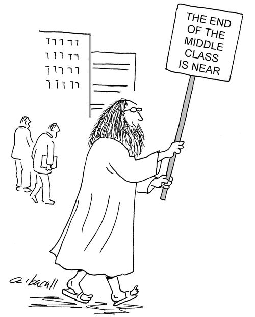 The end of the middle class is near. 