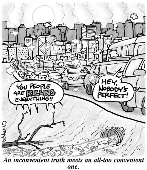 'An inconvenient truth meets an all-too convenient one.