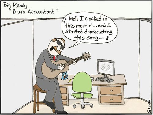 Accountant sings the blues 