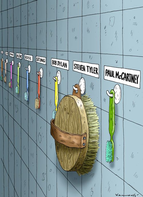 Steven Tyler's toothbrush.