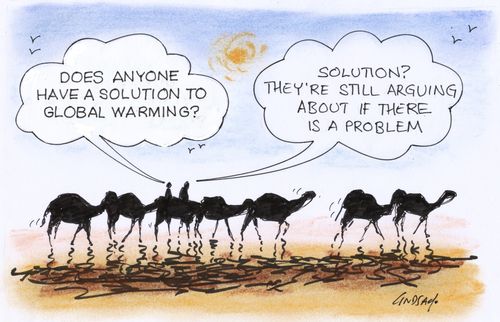 'Does anyone have a solution to global warming?'