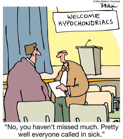 'No, you haven't missed much. Pretty well everyone called in sick.'