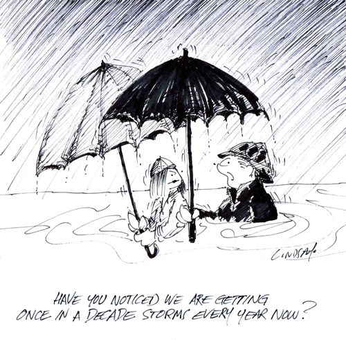 'Have you noticed we are getting once in a decade storms every year now'