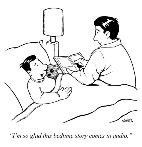 'I'm so glad this bedtime story comes in audio.'