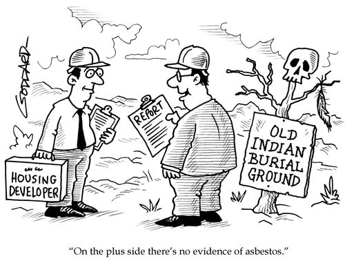 Indian burial ground.