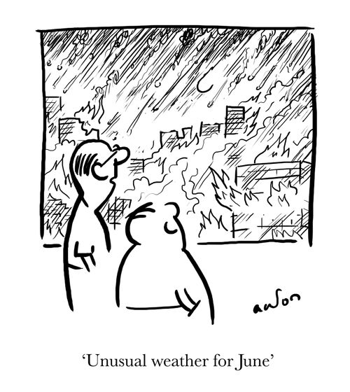 'Unusual weather for June'