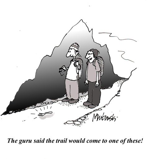 Fork in the trail.