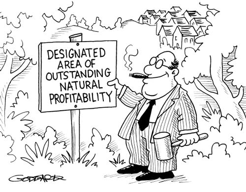Designated area of outstanding natural profitability.