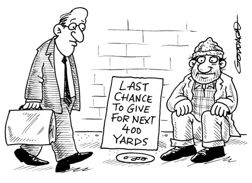 'Last chance to give for next 400 yards.'