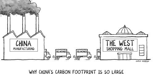 Why China's carbon footprint is so large.