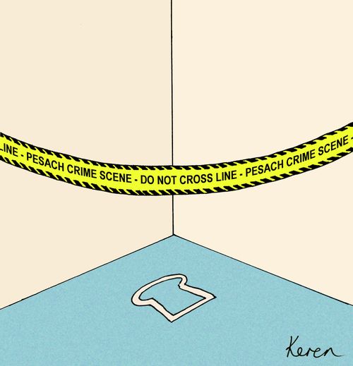 Pesach crime scene.