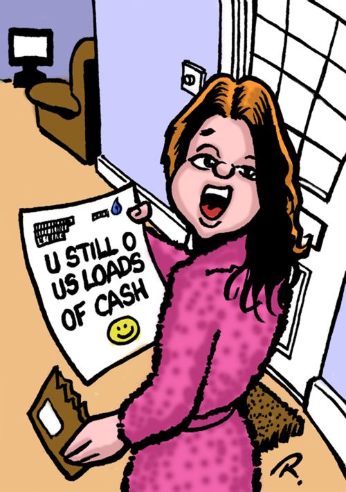 'We've had our new simplified gas bill!'