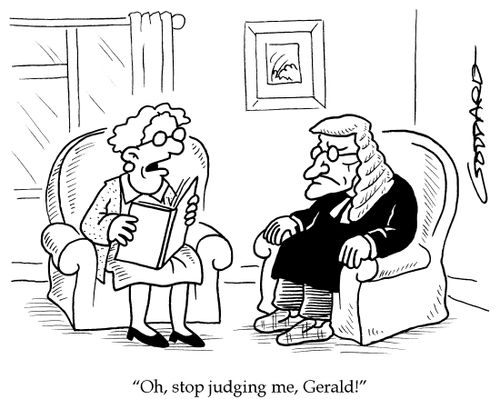 "Oh stop judging me, Gerald!"