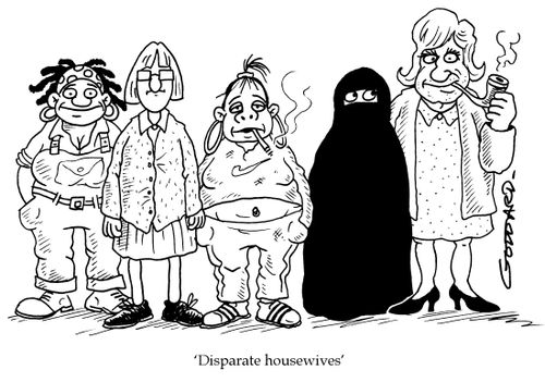 Disparate housewives.