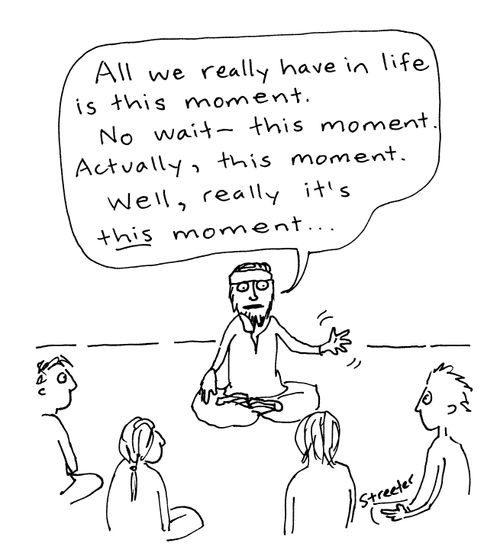 All we have in life is this moment...