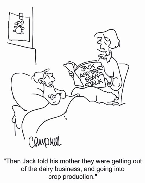 'Then Jack told his mother they were getting out of the dairy business and going into crop production.'