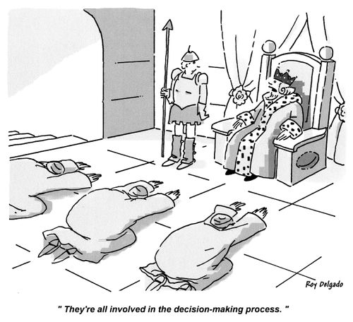 'They're all involved in the decision-making process.'