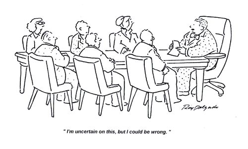 'I'm uncertain on this, but I could be wrong.'