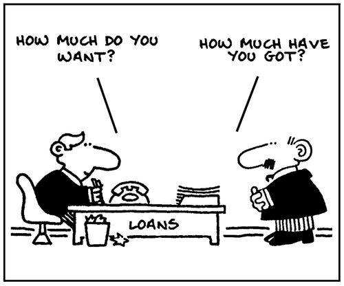'How much do you want?' - 'How much have you got?'