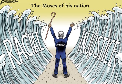 The Moses of his nation.