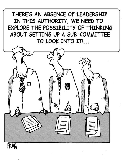 'There's an absence of leadership in this authority,we need to explore the possibility of thinking about setting up a sub-committee to look into it.'