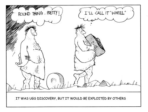 It was ugs discovery...but it would be exploited by others.