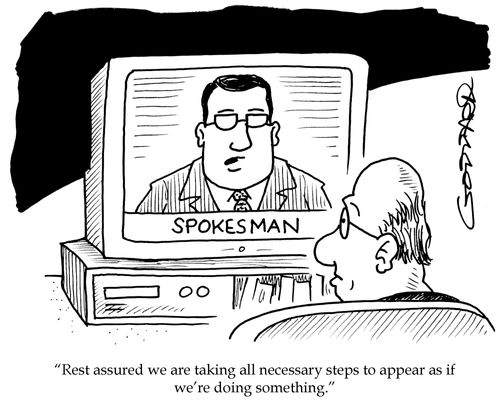 TV government spokeman.