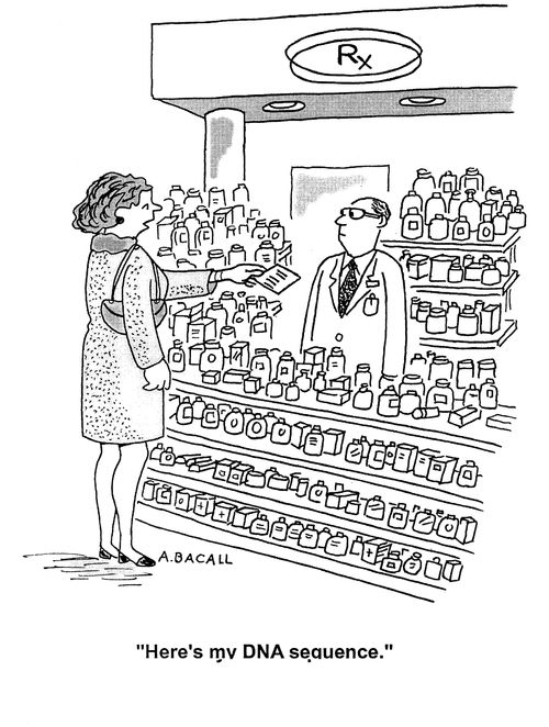 'Here's my DNA sequence.'