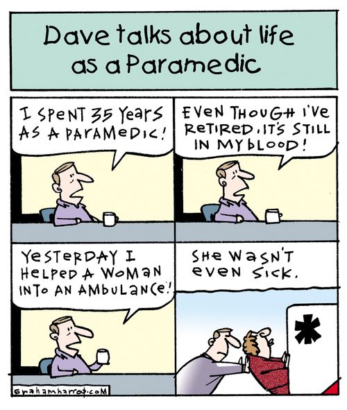 Dave talks about the life as a Paramedic...