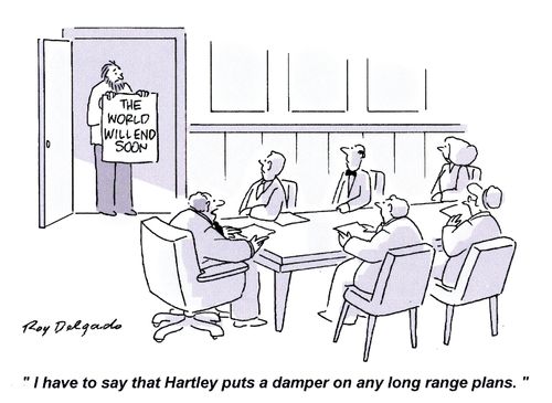 'I have to say that Hartley puts a damper on any long range plans.'