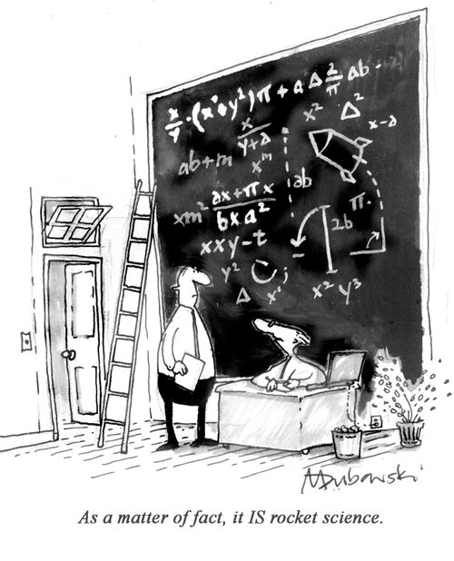 As a matter of fact, it IS rocket science.