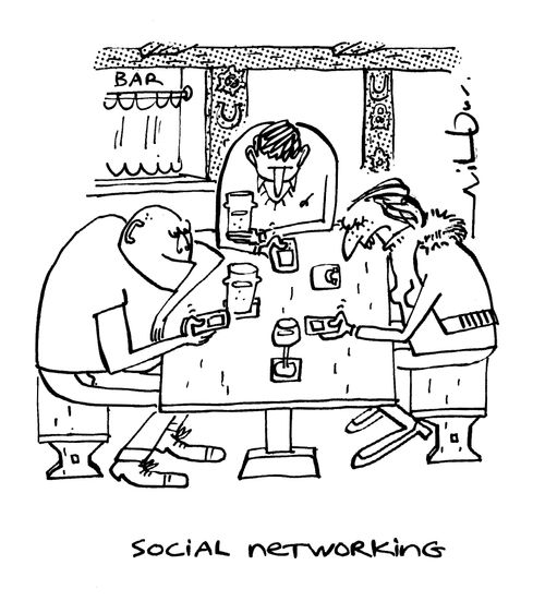 Social networking.